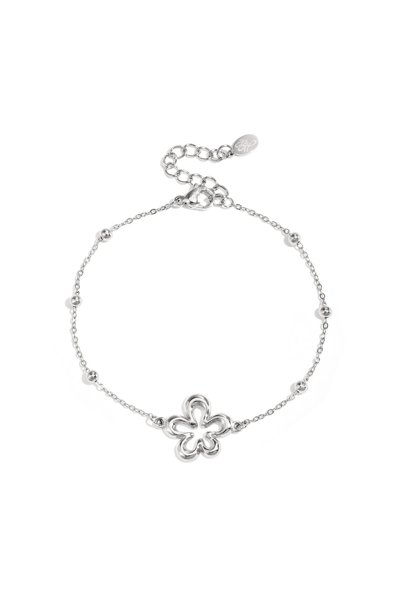 Bracciale con fiori giocosi a forma di corallo di varie dimensioni