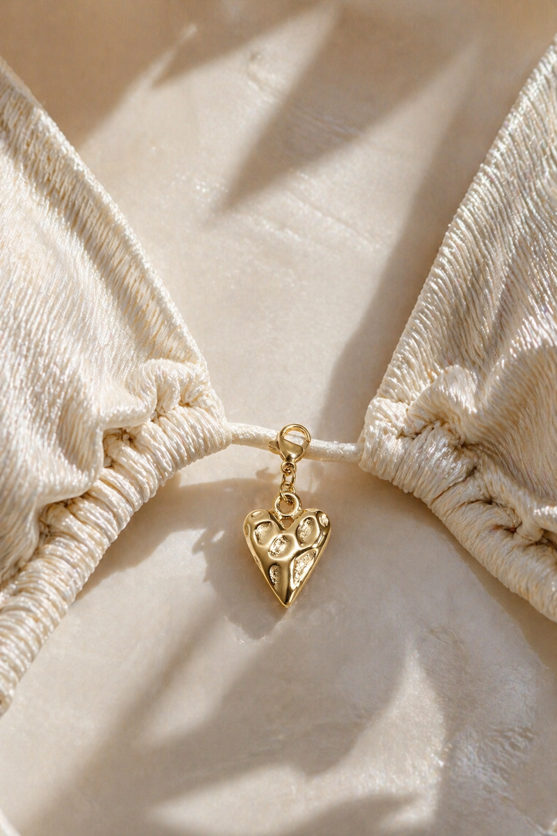Ciondolo Cuore Elegante in Acciaio