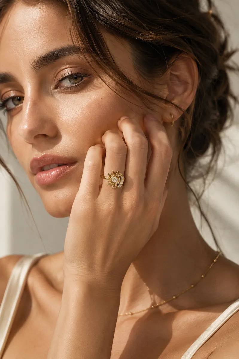 Anello sole luna