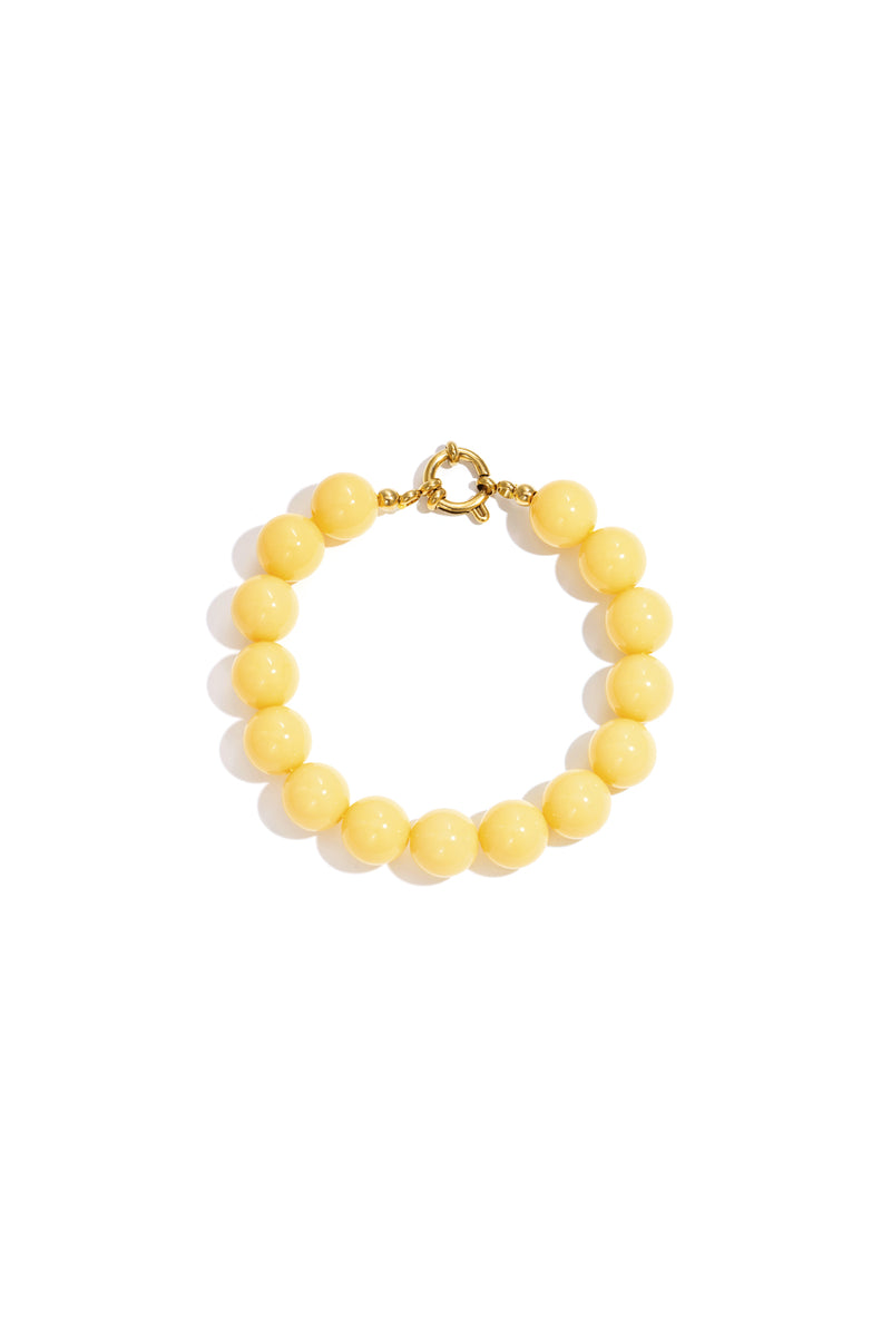Collana con perle medie e chiusura frontale-12mm