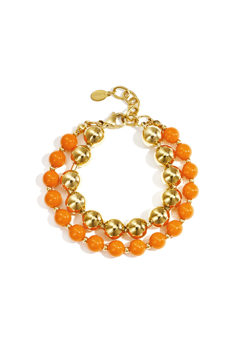Braccialetti di perline collegate