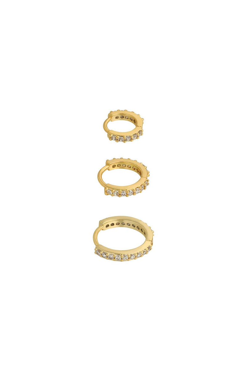 Orecchini Set di Cerchi in Rame