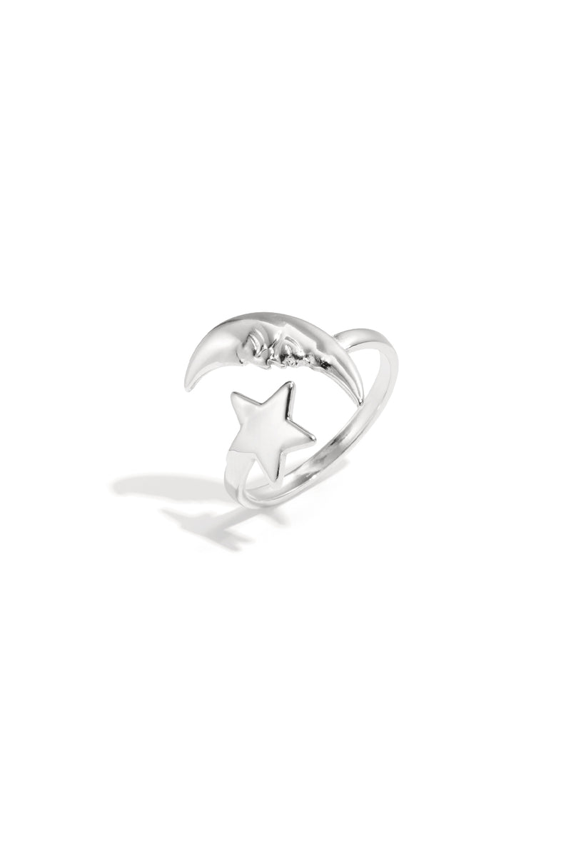 Anelli minimalisti in acciaio inossidabile, serie Star Casual Daily Simple, gioielli da donna