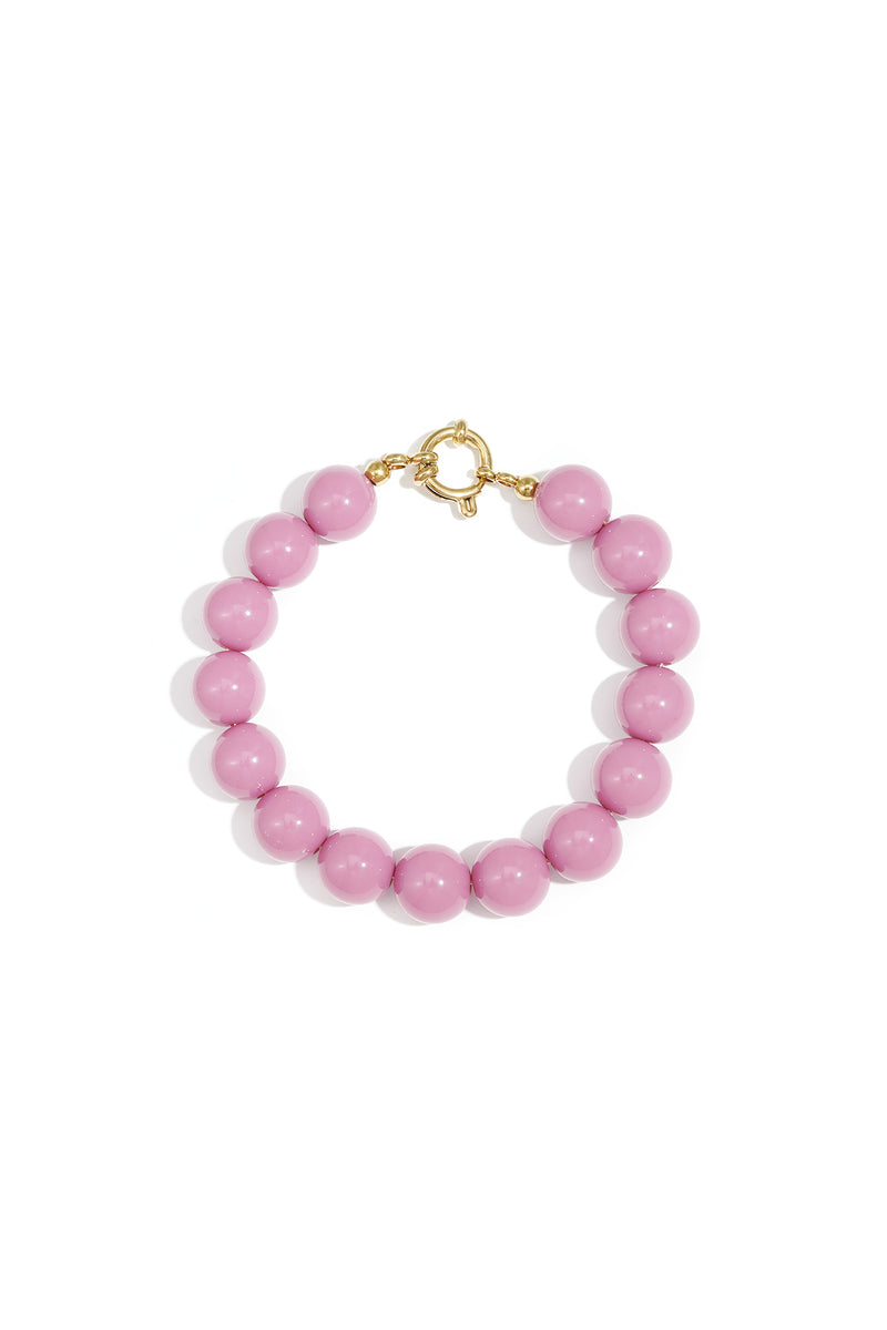 Collana con perle medie e chiusura frontale-12mm