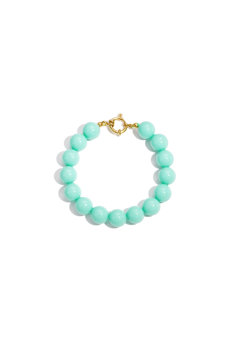 Collana con perle medie e chiusura frontale-12mm