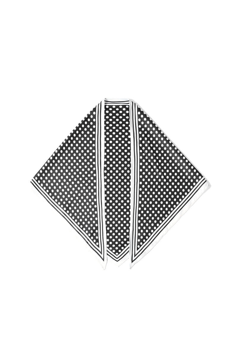 Sciarpe estive a pois, casual, in poliestere, accessori quotidiani