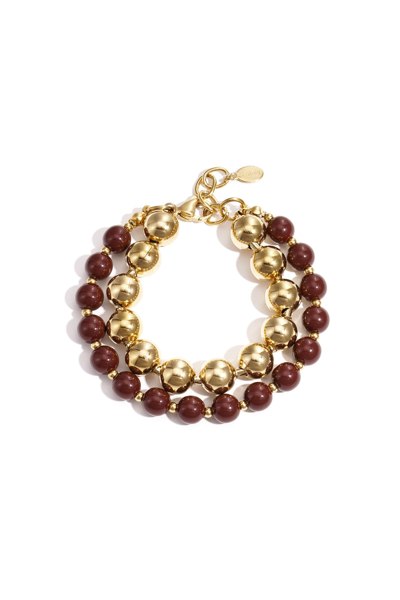 Braccialetti di perline collegate
