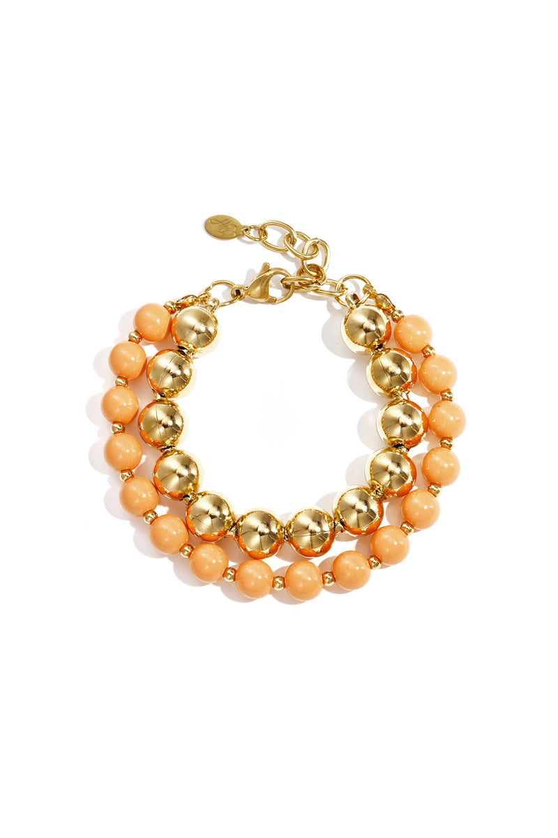 Braccialetti di perline collegate