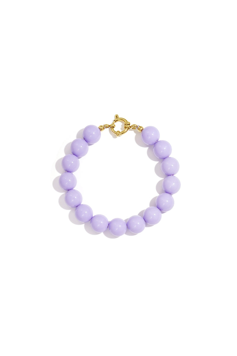 Collana con perle medie e chiusura frontale-12mm