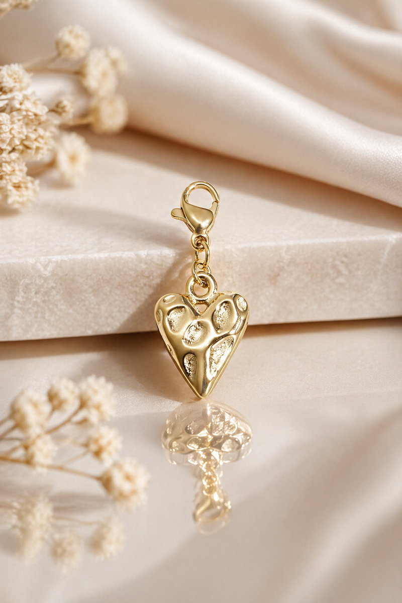 Ciondolo Cuore Elegante in Acciaio