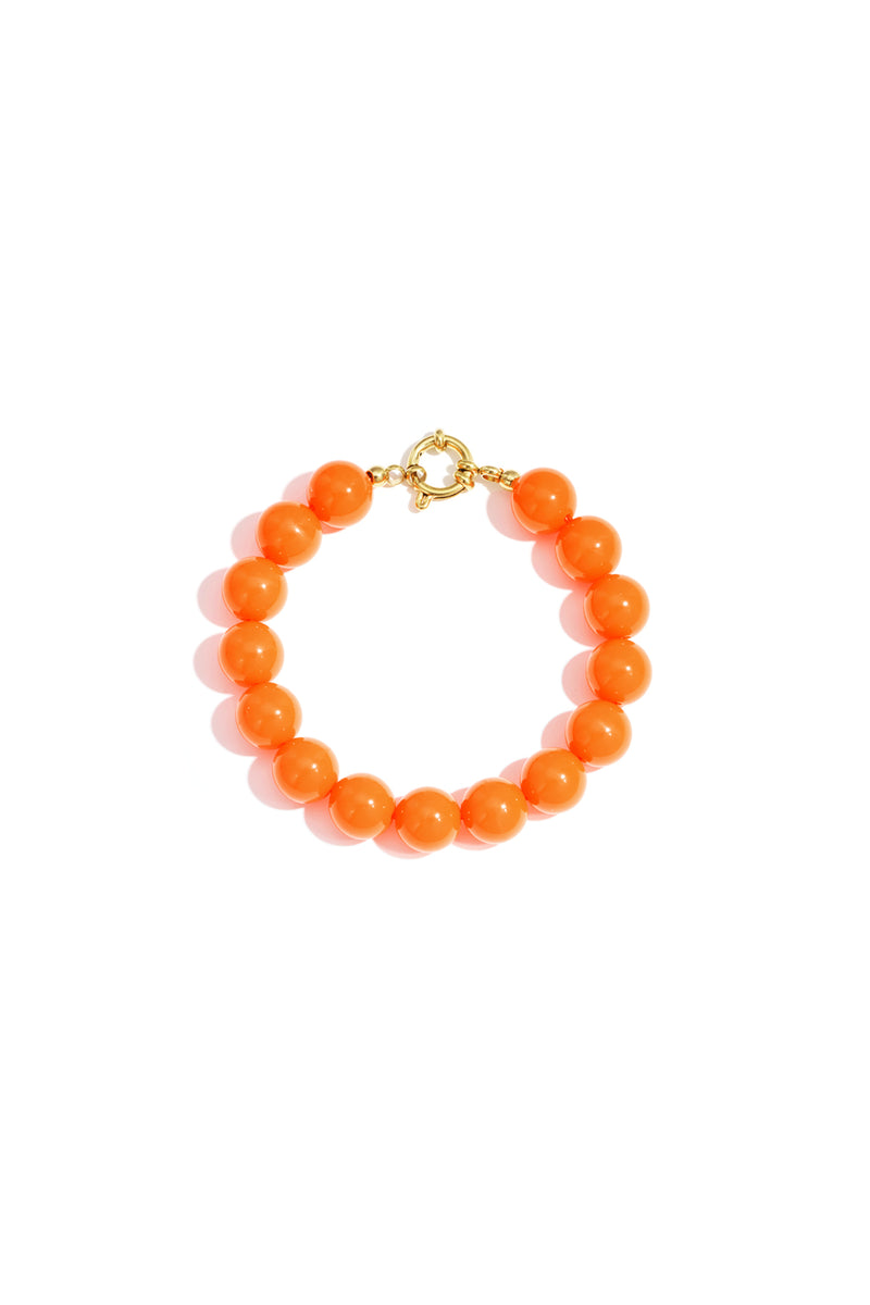 Collana con perle medie e chiusura frontale-12mm