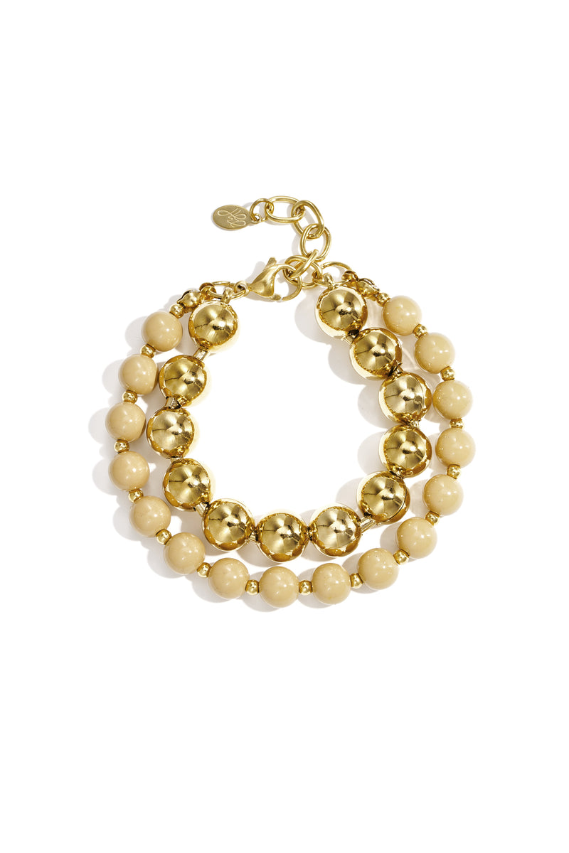 Braccialetti di perline collegate
